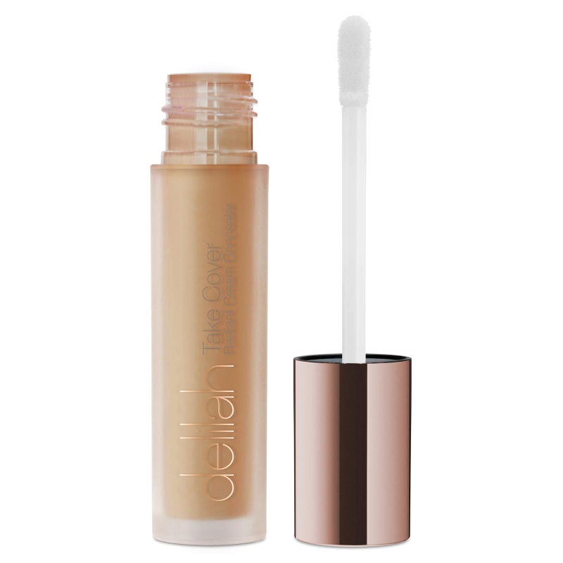 delilah - Take Cover Radiant Cream Concealer - Chashmere - Blendable, Hydrating, Long-Lasting, Light Reflecting, Imperfections Corrector - Enriched with Vitamin E - Medium to Full Coverage - 0.12 Oz - Image 1